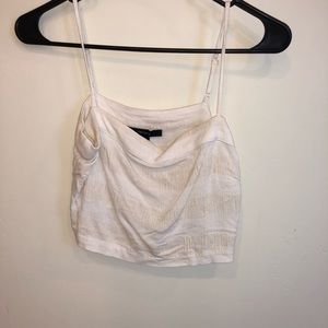 LINEN CROP TOP